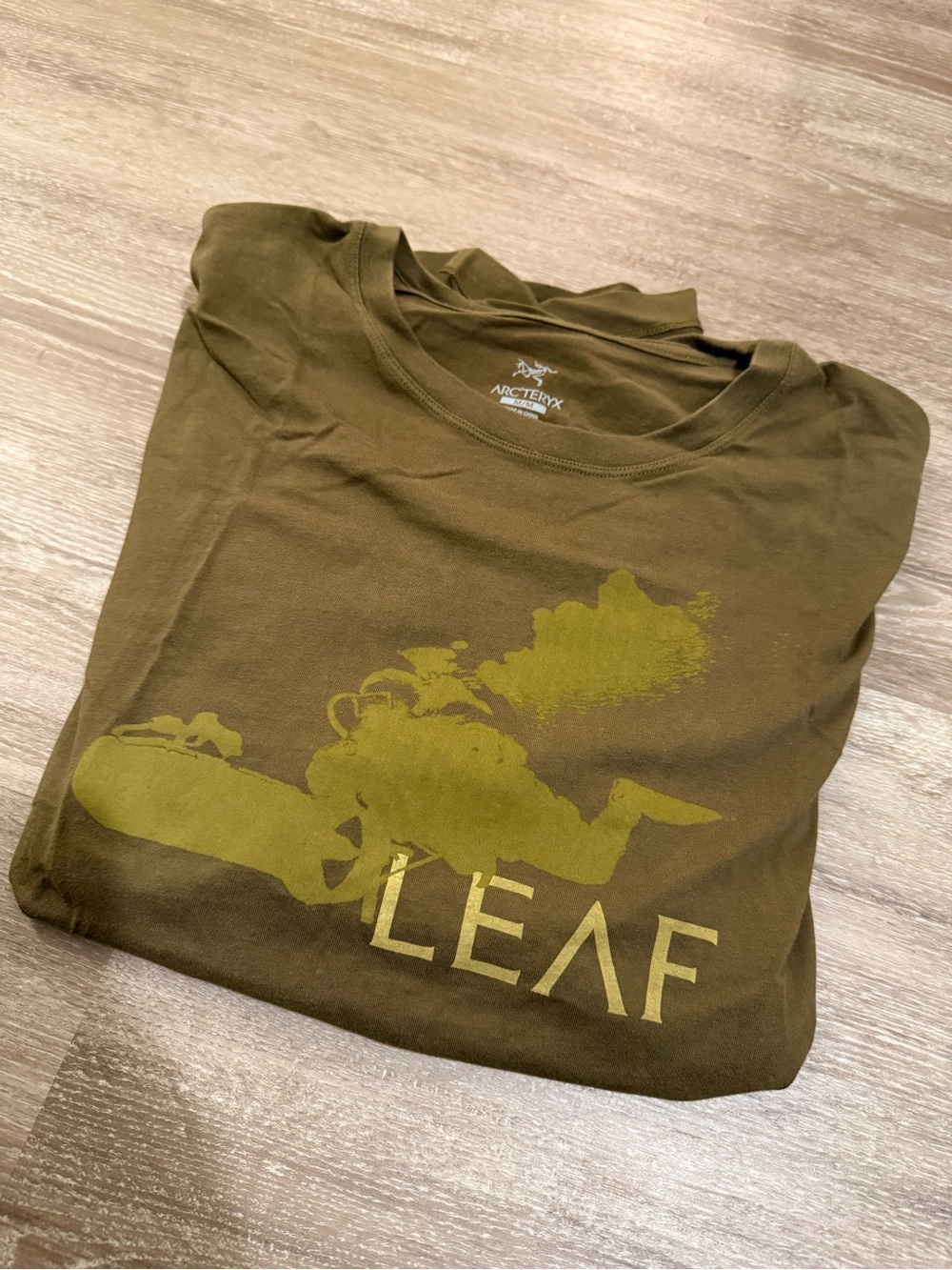 Arc'teryx Olive Green Short Sleeve Crew Tee